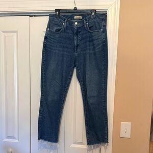 Madewell Dark Blue Ankle Jeans